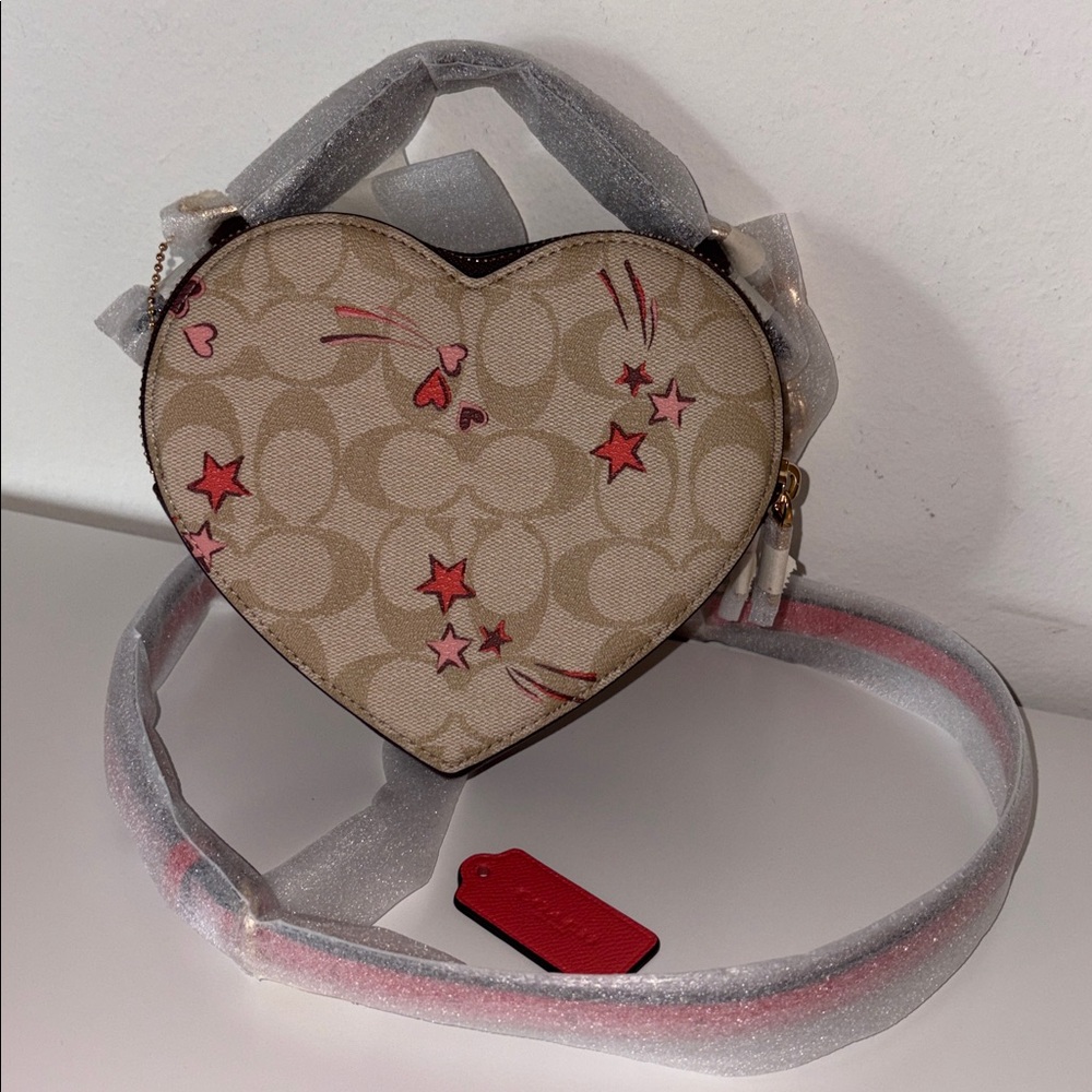 Coach Heart Crossbody In Signature
Canvas With Heart And Star Print nwt - Picture 8 of 11